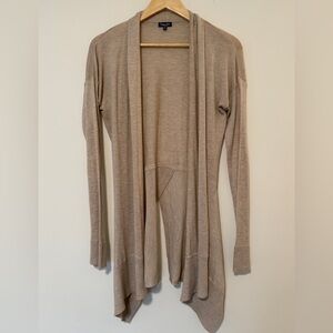 Splendid NWOT Beige Open Front Cardigan